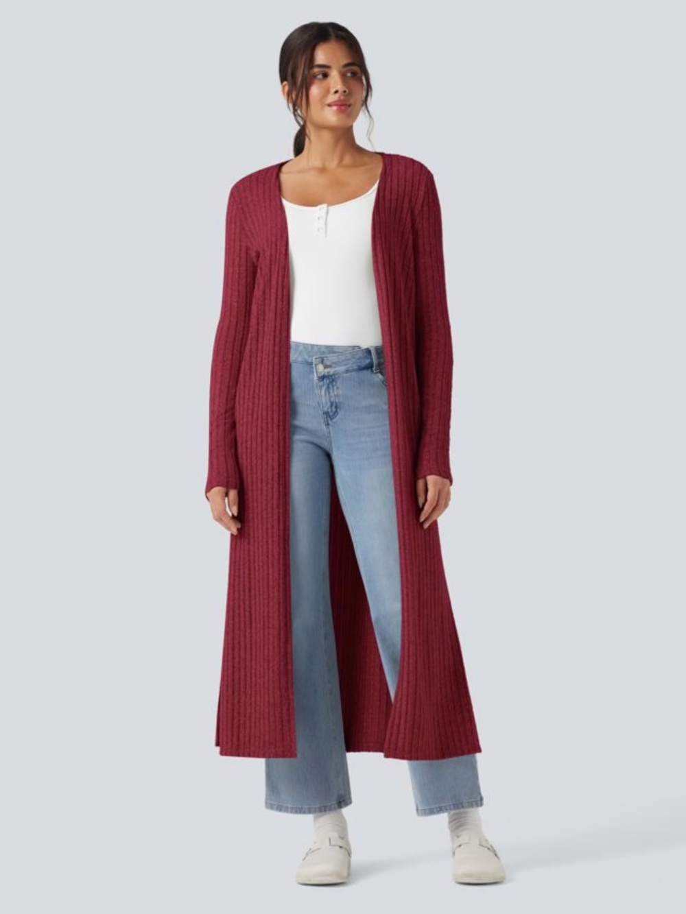 Rue21 Long RibbedCardigan Duster
Sweater - Size 3X